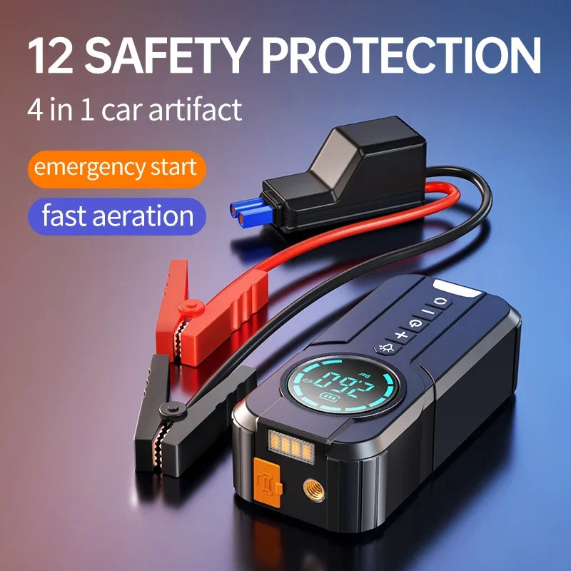 RideWise™ Portable 4 in 1 Car Jump Starter