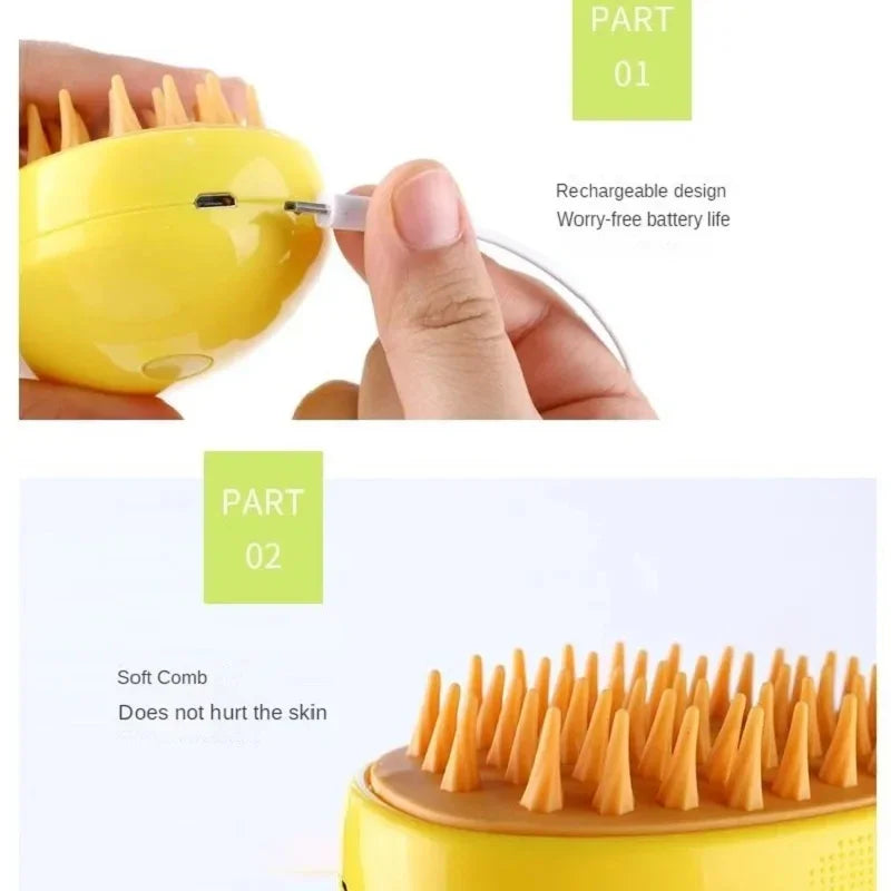 PurraSpa™ Cat Steam Brush