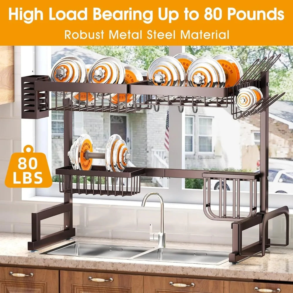 DishBuddy™ Over The Sink Dish Drying Rack