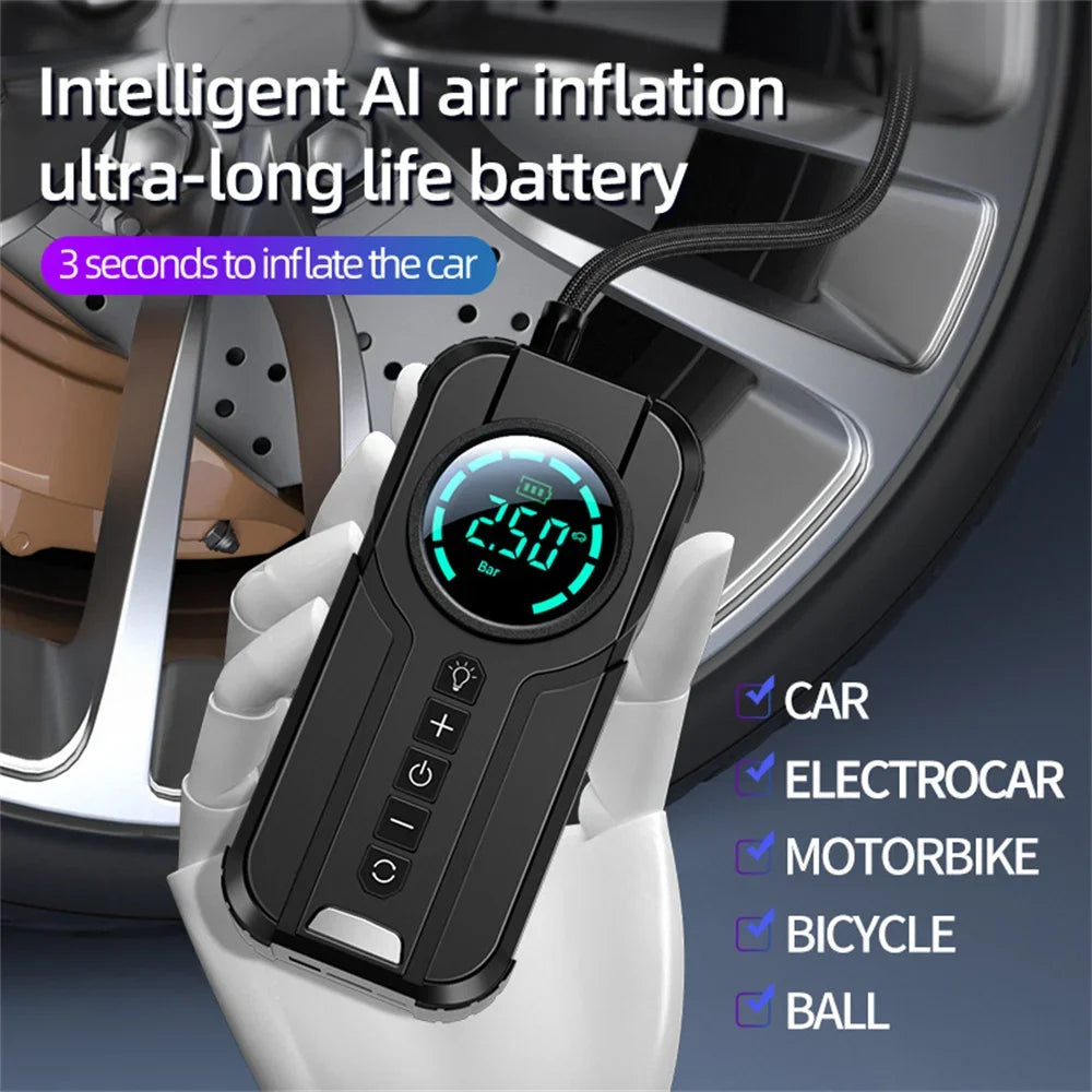 RideWise™ Portable 4 in 1 Car Jump Starter