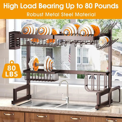 DishBuddy™  Over The Sink Dish Drying Rack
